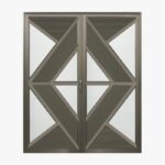 Aluminium Dbl Door Diamond